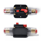 DC 12-24V Car Circuit Breaker Stereo Audio Fuse Holder Insurance 50A Fuse, 50A