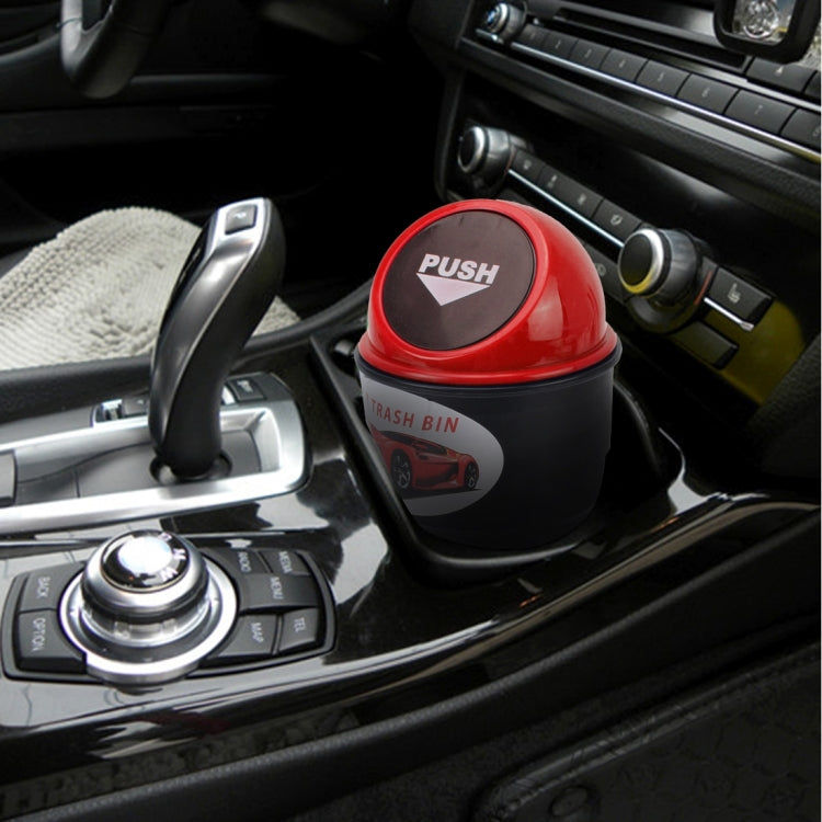 Multifunctional Portable Car Trash Rubbish Bin Ashtray Drink Bottle Cup Holder Tidy Organizer, Size: 170 x 98 x 67 mm Red