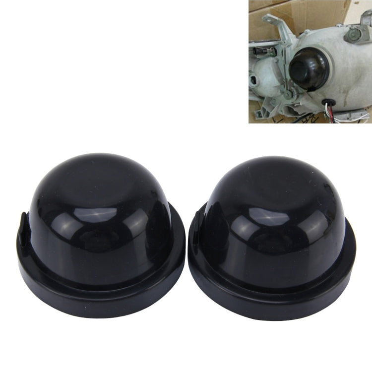 2 PCS Universal Car LED Headlight HID Xenon Lamp Silicone Dust Cover Seal Caps for Car Retrofit, Inner Diameter: 7.5cm Inner Diameter: 7.5cm CMS6350D