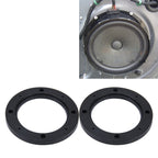 2 PCS 4 inch Car Auto ABS Loudspeaker Base Protection Hollow Cover Holder Mat, Inner Diameter: 10cm, 10cm 10cm