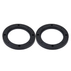 2 PCS 4 inch Car Auto ABS Loudspeaker Base Protection Hollow Cover Holder Mat, Inner Diameter: 10cm, 10cm
