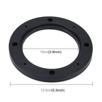 2 PCS 4 inch Car Auto ABS Loudspeaker Base Protection Hollow Cover Holder Mat, Inner Diameter: 10cm, 10cm