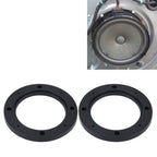 2 PCS 5 inch Car Auto ABS Loudspeaker Base Protection Hollow Cover Holder Mat, Inner Diameter: 12.5cm, 12.5cm 12.5cm