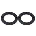 2 PCS 5 inch Car Auto ABS Loudspeaker Base Protection Hollow Cover Holder Mat, Inner Diameter: 12.5cm, 12.5cm