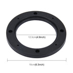 2 PCS 5 inch Car Auto ABS Loudspeaker Base Protection Hollow Cover Holder Mat, Inner Diameter: 12.5cm, 12.5cm
