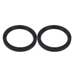2 PCS 6.5 inch Car Auto ABS Loudspeaker Base Protection Hollow Cover Holder Mat, Inner Diameter: 14.5cm, 14.5cm