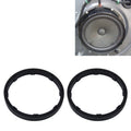 2 PCS 6.5 inch Car Auto ABS Loudspeaker Base Protection Solid Cover Holder Mat, Inner Diameter: 14.5cm, Universal 6.5 inch Universal 6.5 inch