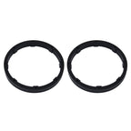 2 PCS 6.5 inch Car Auto ABS Loudspeaker Base Protection Solid Cover Holder Mat, Inner Diameter: 14.5cm, Universal 6.5 inch