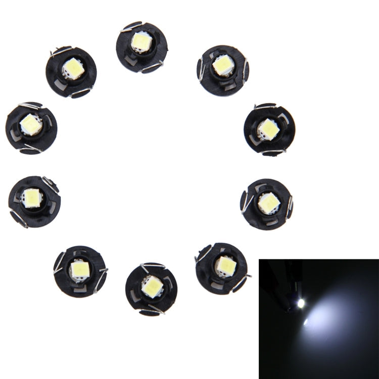 10 PCS 0.5W T4.2 Wedge Instrument Panel LED Light Dashboard Gauge Cluster Indicator Lamp Bulb, 0.5W T4.2 0.5W T4.2