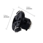 10 PCS 0.5W T4.2 Wedge Instrument Panel LED Light Dashboard Gauge Cluster Indicator Lamp Bulb, 0.5W T4.2