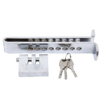 Car Auto Stainless Steel Anti-theft Clutch Lock Car Brake Safety Lock Tool Accelerator Pedal Lock with Keys Suitable for Clutch Height Under 19.5cm, Clutch Height Under 19.5cm