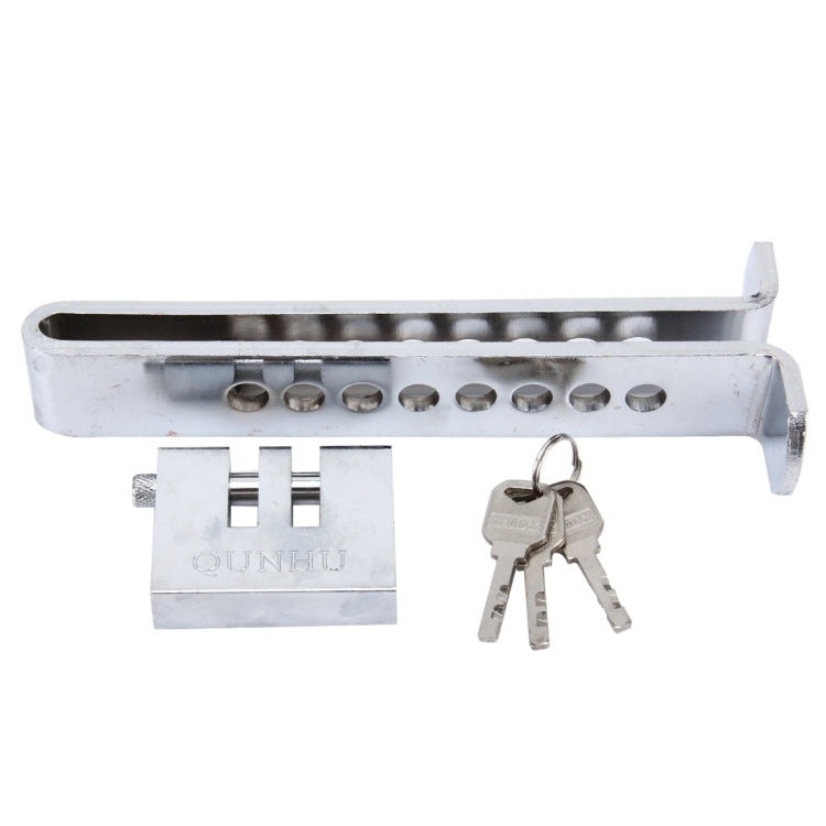 Car Auto Stainless Steel Anti-theft Clutch Lock Car Brake Safety Lock Tool Accelerator Pedal Lock with Keys Suitable for Clutch Height Under 19.5cm, Clutch Height Under 19.5cm