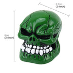 Universal Skull Head Shape ABS Manual or Automatic Gear Shift Knob with Three Rubber Covers Fit for All Car, Skull Head Shape 1, Skull Head Shape 2, Skull Head Shape 3