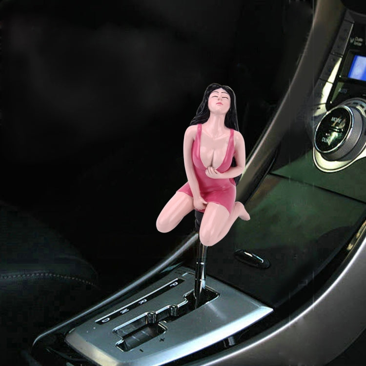 Universal Sexy Beauty Shape ABS Manual or Automatic Gear Shift Knob with Three Rubber Covers Fit for All Car, Sexy Beauty Shape 4, Sexy Beauty Shape 1, Sexy Beauty Shape 3 Sexy Beauty Shape 4 Magenta