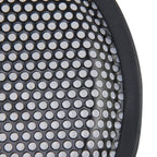 8 inch Car Auto Metal Mesh Black Round Hole Subwoofer Loudspeaker Protective Cover Mask Kit with Fixed Holder, 8 Inch