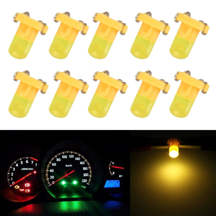 10 PCS 2W T3 Wedge Instrument Panel LED Light Dashboard Gauge Cluster Indicator Lamp Bulb, 2W T3, T3 – Durable Build, Easy to Use 2W T3 Amber