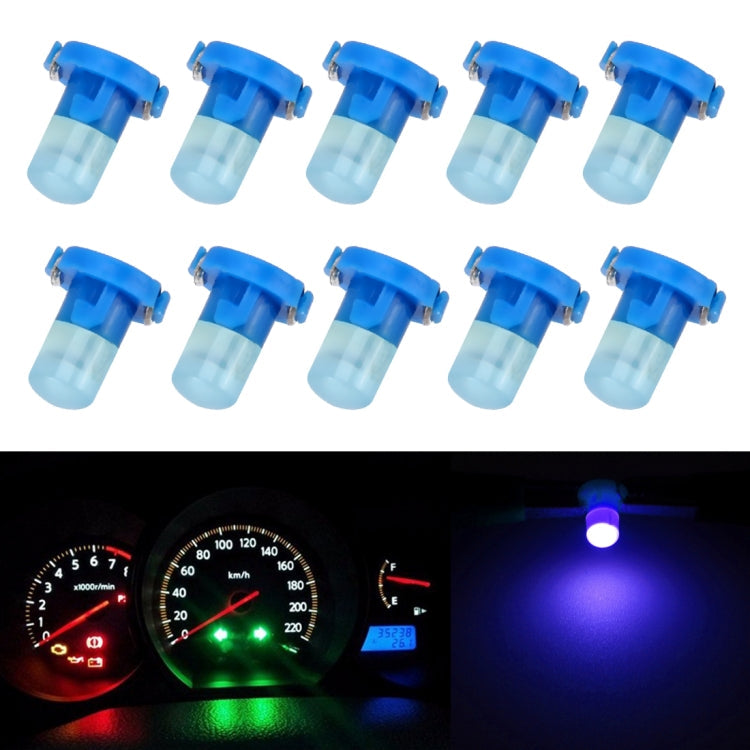 10 PCS 2W T3 Wedge Instrument Panel LED Light Dashboard Gauge Cluster Indicator Lamp Bulb, 2W T3, T3 – Durable Build, Easy to Use 2W T3 Blue Light