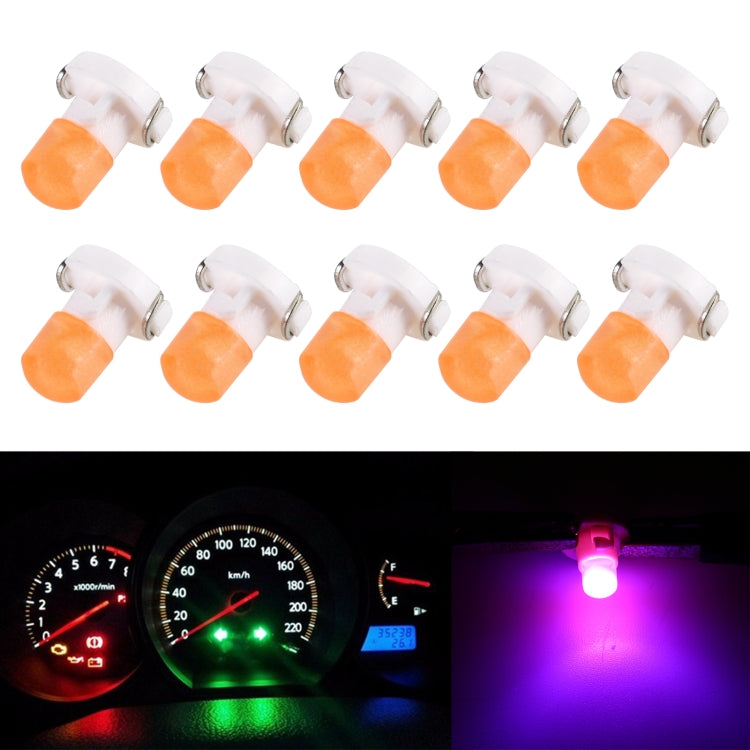 10 PCS 2W T3 Wedge Instrument Panel LED Light Dashboard Gauge Cluster Indicator Lamp Bulb, 2W T3, T3 – Durable Build, Easy to Use T3 Pink Light