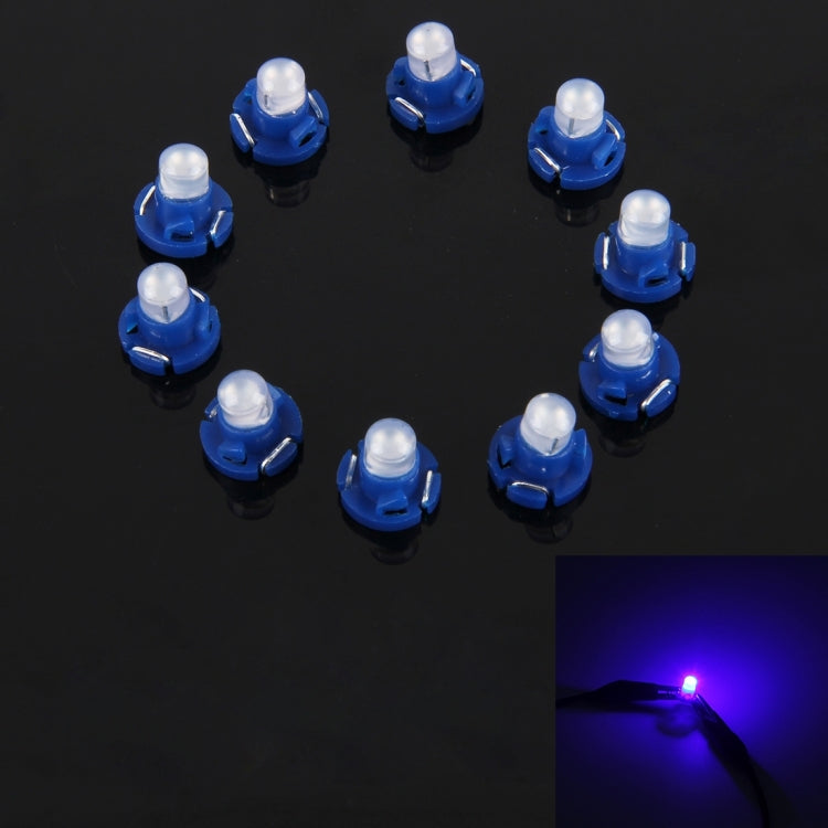 10PCS 2W T4.2 Wedge Instrument Panel LED Light Dashboard Gauge Cluster Indicator Lamp Bulb, 2W T4.2, T4.2 – Durable Build, Easy to Use 2W T4.2 Blue Light