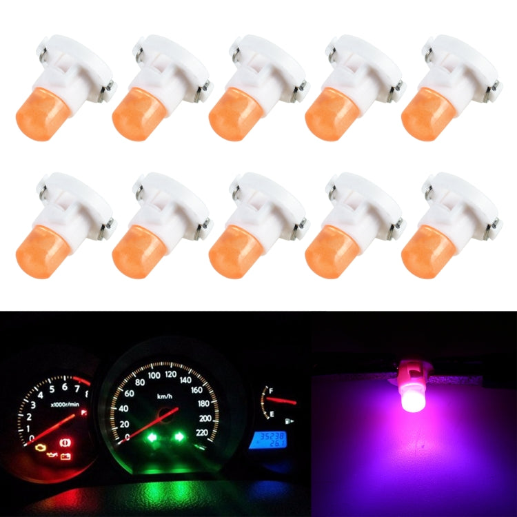 10PCS 2W T4.2 Wedge Instrument Panel LED Light Dashboard Gauge Cluster Indicator Lamp Bulb, 2W T4.2, T4.2 – Durable Build, Easy to Use T4.2 Pink Light