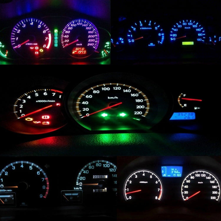 10PCS 2W T4.2 Wedge Instrument Panel LED Light Dashboard Gauge Cluster Indicator Lamp Bulb, 2W T4.2, T4.2 – Durable Build, Easy to Use