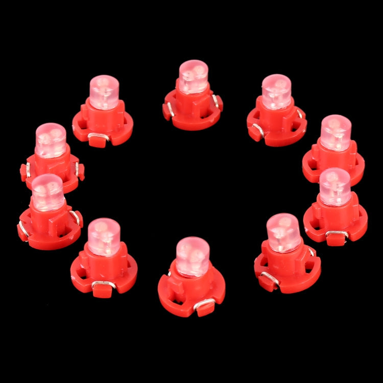 10PCS 2W T4.2 Wedge Instrument Panel LED Light Dashboard Gauge Cluster Indicator Lamp Bulb, 2W T4.2, T4.2 – Durable Build, Easy to Use 2W T4.2 Red Light