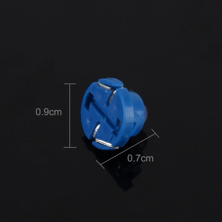 10PCS 2W T4.7 Wedge Instrument Panel LED Light Dashboard Gauge Cluster Indicator Lamp Bulb, 2W T4.7, 2W T4.7