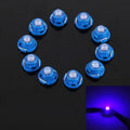 10PCS 2W T4.7 Wedge Instrument Panel LED Light Dashboard Gauge Cluster Indicator Lamp Bulb, 2W T4.7, 2W T4.7 2W T4.7 Blue Light