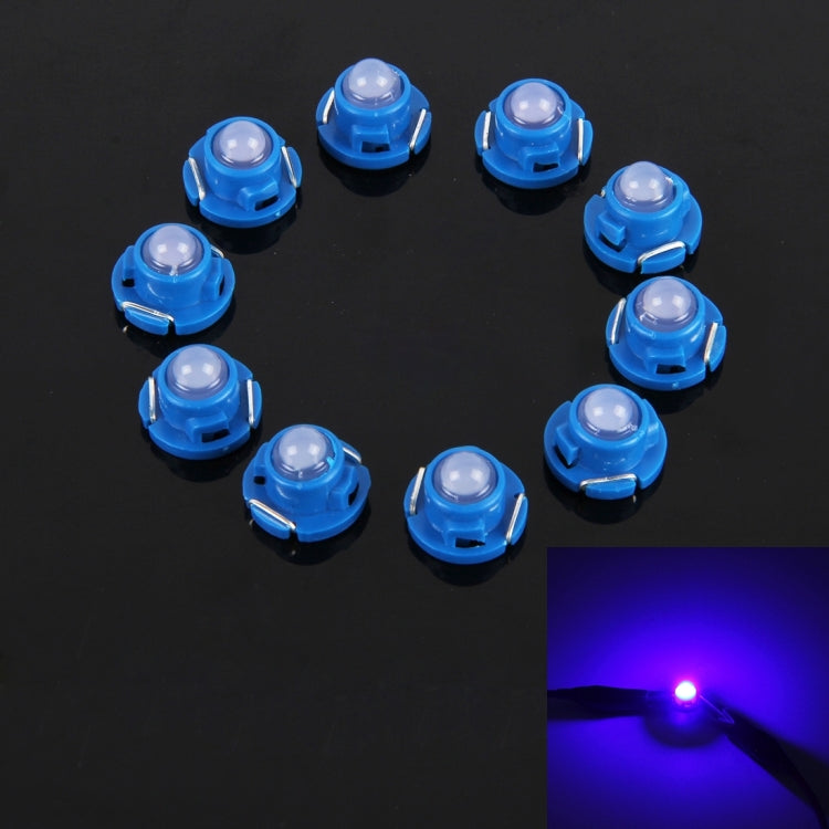 10PCS 2W T4.7 Wedge Instrument Panel LED Light Dashboard Gauge Cluster Indicator Lamp Bulb, 2W T4.7, 2W T4.7 2W T4.7 Blue Light