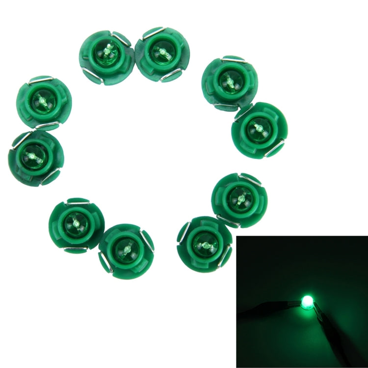 10PCS 2W T4.7 Wedge Instrument Panel LED Light Dashboard Gauge Cluster Indicator Lamp Bulb, 2W T4.7, 2W T4.7 – Durable Build, Easy to Use 2W T4.7 Green Light