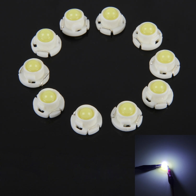 10PCS 2W T4.7 Wedge Instrument Panel LED Light Dashboard Gauge Cluster Indicator Lamp Bulb, 2W T4.7, 2W T4.7 – Durable Build, Easy to Use 2W T4.7 White Light