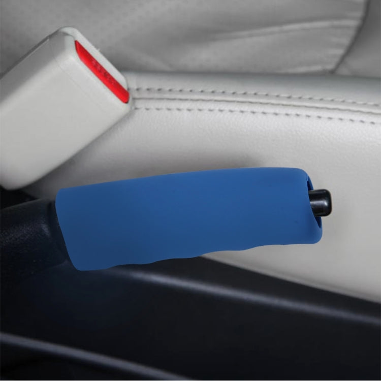 Rubber Car Hand Brake Cover Shift Knob Gear Stick Cushion Cover Car Accessory Interior Decoration Pad, Hand Brake CoveRed), Hand Brake Cove(Black), Hand Brake Cove(Grey), Hand Brake Cove(Khaki), Hand Brake Cove(Blue) – Durable Build, Easy to Use Hand Brake Cove(Blue) Blue