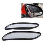 3R-067 2 PCS Car Blind Spot and Wide Rear View Wide Angle Adjustable Mirror, 3R-067 (Black) 3R-067 (Black)