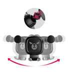 Big Eyes Pattern Gravity Cartoon Air Vent Car Mount Phone Holder, Big Eyes(Black), Big Eyes(Silver) – Durable Build, Easy to Use