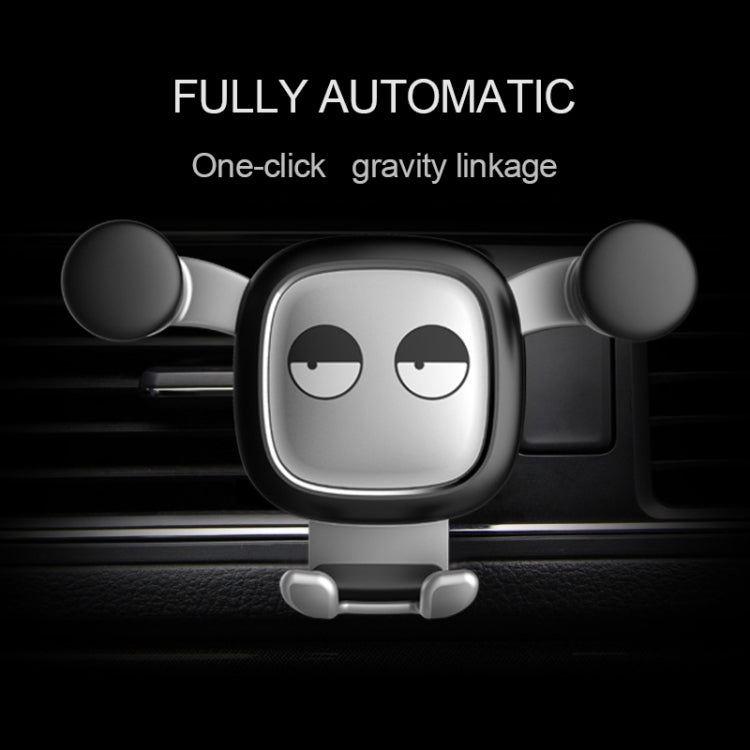 Big Eyes Pattern Gravity Cartoon Air Vent Car Mount Phone Holder, Big Eyes(Black), Big Eyes(Silver) – Durable Build, Easy to Use