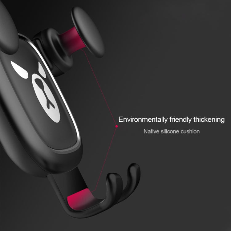 Big Eyes Pattern Gravity Cartoon Air Vent Car Mount Phone Holder, Big Eyes(Black), Big Eyes(Silver) – Durable Build, Easy to Use