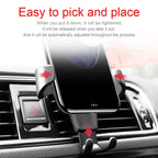 Litchi Texture Gravity Car Mount Phone Holder, Litchi Texture(Black), Litchi Texture(White)