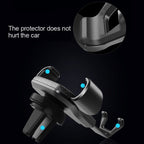 Litchi Texture Gravity Car Mount Phone Holder, Litchi Texture(Black), Litchi Texture(White)