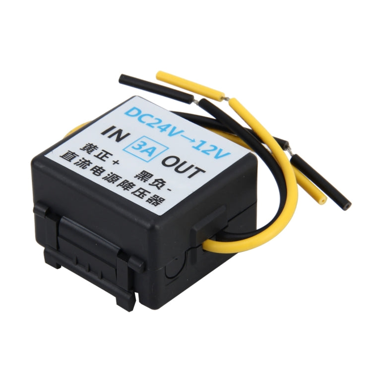 DC 24V to 12V Car Power Step-down Transformer, Rated Output Current: 3A, 3A Car Power Step-down Transformer – TPU 3A Car Power Step-down Transformer