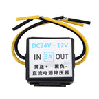 DC 24V to 12V Car Power Step-down Transformer, Rated Output Current: 3A, 3A Car Power Step-down Transformer – TPU