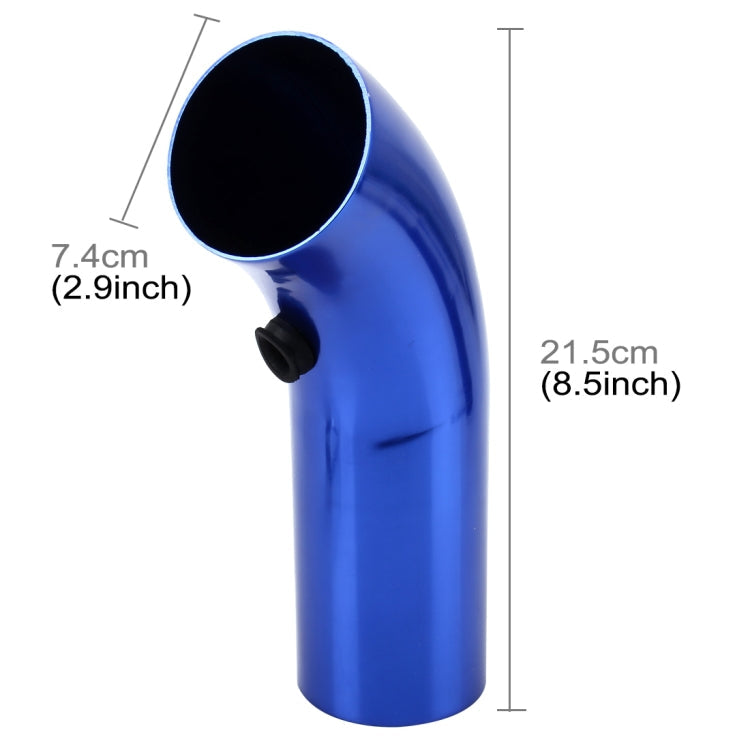 Universal Air Intake Pipe Super Power Flow Air Intakes Short Cold Racing Aluminium Air Intake Pipe Hose with Cone Filter Kit System