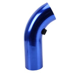 Universal Air Intake Pipe Super Power Flow Air Intakes Short Cold Racing Aluminium Air Intake Pipe Hose with Cone Filter Kit System