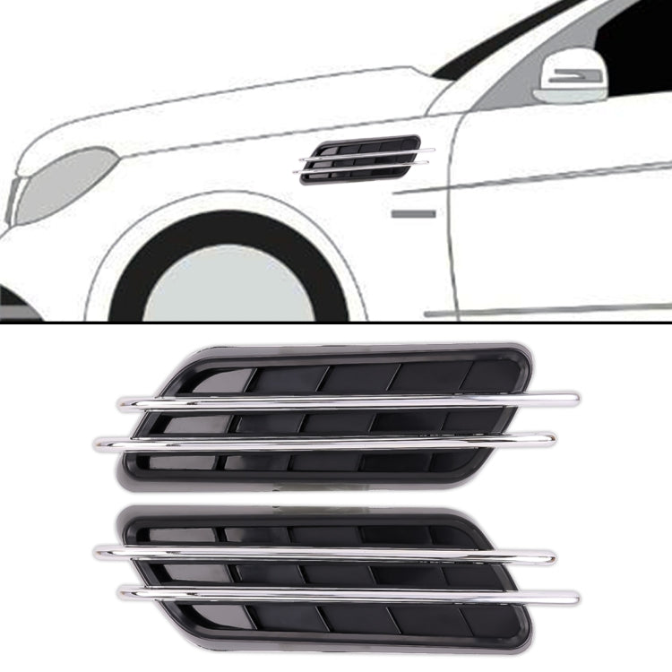 2 PCS Car-Styling Random Decorative Sticker, 6 in 1 6 in 1