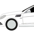 2 PCS Car-Styling Random Decorative Sticker, 6 in 1