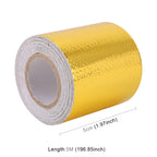 5m Exhaust Wrap Auto Motor Exhaust Heat Shield Aluminum Foil Paper Heat Resistant Wrap, 5m Heat Resistant Wrap – Durable Build, Easy to Use