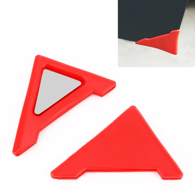 Universal Car Body Silicone Anti-collision Sticker Door corner Protector, Black, Blue, Red, White – Durable Build, Easy to Use Red Red