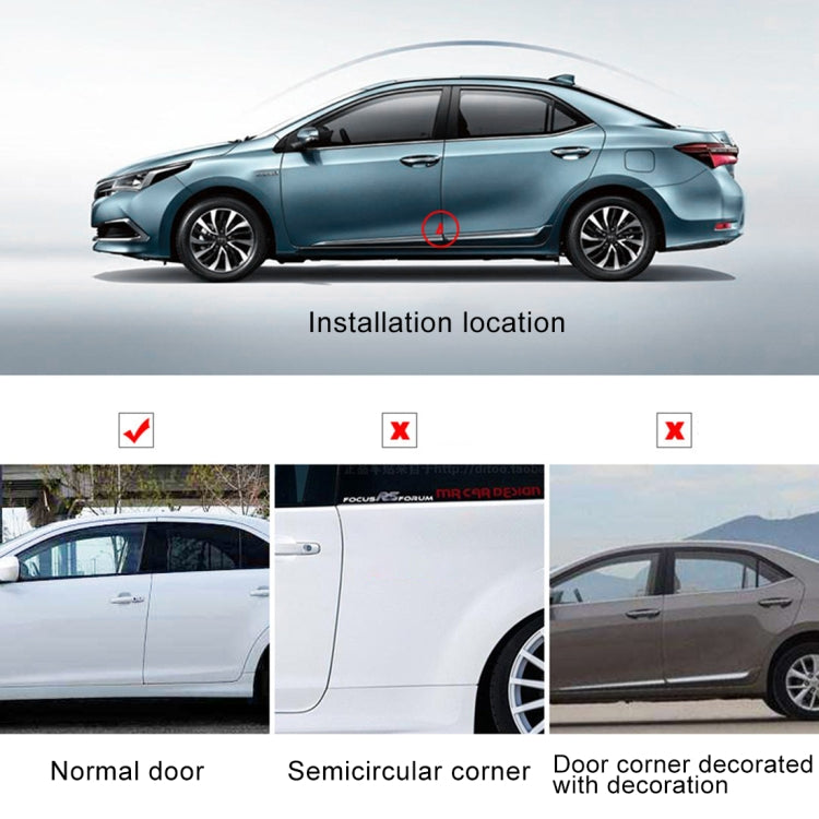 Universal Car Body Silicone Anti-collision Sticker Door corner Protector, Black, Blue, Red, White – Durable Build, Easy to Use