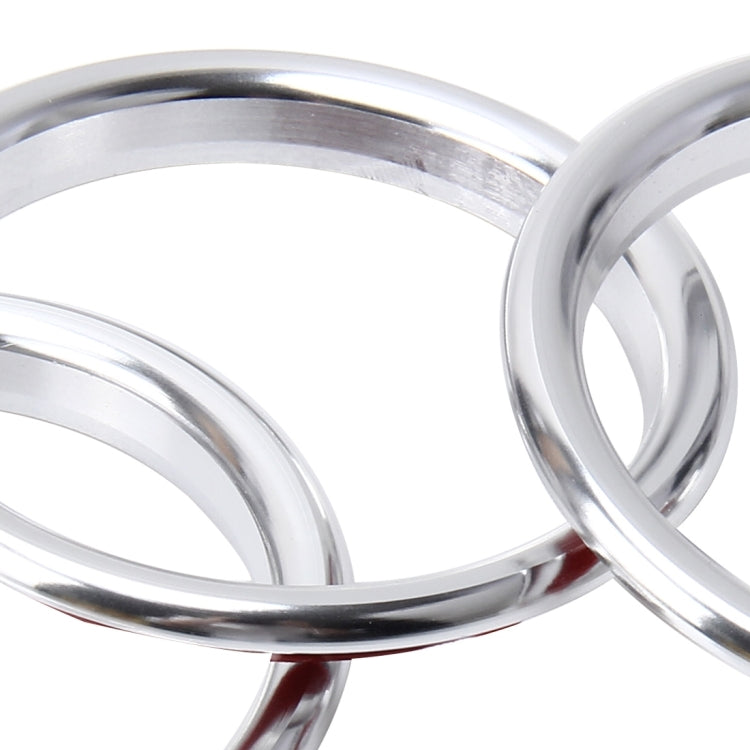 4 PCS Car Outlet Decorative Rings Aluminum Alloy Air Outlet Chrome Trim Ring Car Dashboard Air Vents Cover Sticker Decoration for Audi A3 – Wear-resistant, Aluminum Alloy, For Audi A3