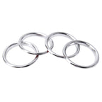 4 PCS Car Outlet Decorative Rings Aluminum Alloy Air Outlet Chrome Trim Ring Car Dashboard Air Vents Cover Sticker Decoration for Audi A3 – Wear-resistant, Aluminum Alloy, For Audi A3