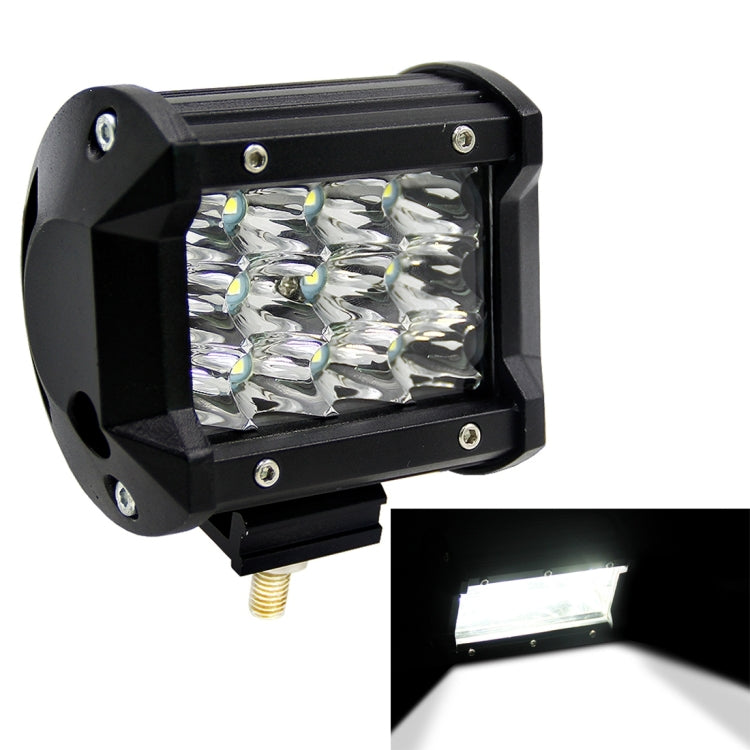4 inch Three Rows Led Light Bar Modified Off-road Lights Roof Light Bar IP67 Waterproof 9W Condenser 6000K 5500LM LED Spotlight Light Searchlight Car LED Work Lights, DC 10-48V, Spot+36W – Waterproof Spot+36W